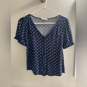 Elodie Polka Dot Top